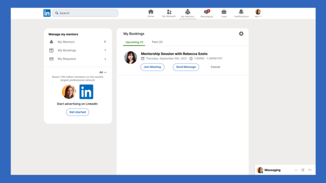 2. Video Chat System High-Fidelity Mockup: Join Meeting Page