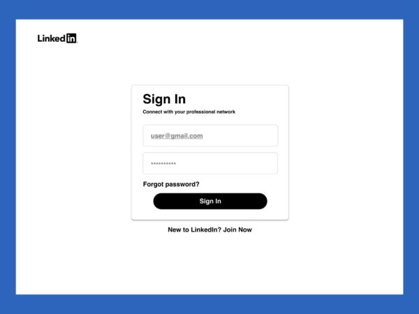 1. Login and Search Mid-Fidelity Wireframes: Login Frame